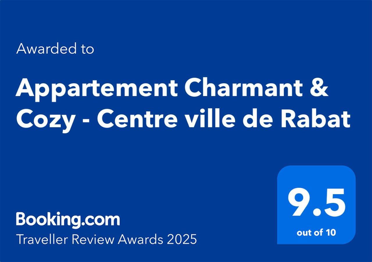 Appartement Charmant & Cozy - Centre Ville De 라바트 외부 사진